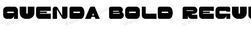 Quenda Bold Regular字体转换